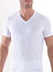 Blackspade Beyaz Erkek Fanila 9508 V-Neck