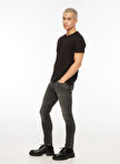 Jack & Jones Düşük Bel Slim Fit Siyah Erkek Denim Pantolon 12159030_JJIGLENN