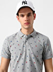 Aeropostale Gri Melanj Polo T-Shirt