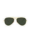 Ray-Ban Aviator | Aviation Collection RB3025 Damla Altın Unisex Güneş Gözlüğü