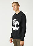 Timberland TB0A2BJ8N921 YC CO Siyah - Beyaz Erkek Sweatshırt