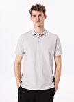 Fabrika Comfort Gri Erkek Basic %100 Pamuk Polo T-Shirt CM NOBRO K CEPSIZ