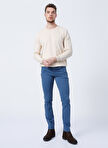 4B1600000101 Slim Fit İndigo Erkek Pantolon