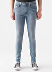 Mavi Erkek Dar Denim Pantolon 0076229574 LEO Mid Shaded 90 s Comf