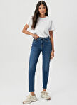 Mavi Cindy Lacivert Kadın Yüksek Bel Regular Fit Denim Pantolon M100277-33687