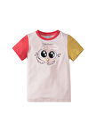 Puma Pembe Kız Çocuk Bisiklet Yaka Kısa Kollu Düz T-Shirt 53179436 LIL PUMA Tee