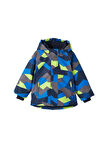 Name İt Lacivert Erkek Bebek Fermuarlı Uzun Kollu Desenli Mont NMMSNOW05 JACKET SPORTY FO