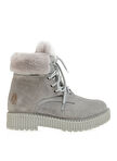 Hush Puppies Gri Kadın Deri Bot HP-315-010