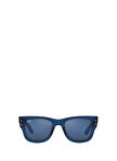 Ray-Ban Mega Wayfarer RB0840S Kare Mavi Unisex Güneş Gözlüğü