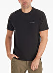 Columbia CS0282 CSC M BASIC SM LOGO BRUSHED Siyah Erkek O Yaka Normal Kalıp T-Shirt