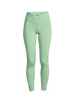 Casall 22500-368 Overlap High Waist Yeşil Dar Kadın Tayt