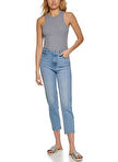 Dkny Jeans Yüksek Bel Straight Paça Regular Straight İndigo Kadın Denim Pantolon E2RK0780