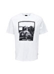 Only & Sons O Yaka Baskılı Beyaz Erkek T-Shirt 22025271_ONSPAUL REG PHOTOPRINT SS