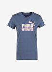 Puma Lacivert Kadın Yuvarlak Yaka T-Shirt 68021201 Women s TEE