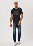 Lee Cooper Antrasit Erkek Bisiklet Yaka Slim Fit T-Shirt 232 LCM 242044 PATRICE