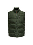 Only & Sons Normal Koyu Haki Erkek Şort ONSJAKE QUILTED VEST OTW