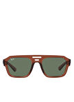 Ray-Ban RB4397 Oval Kahve Unisex Güneş Gözlüğü