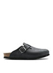 Birkenstock Siyah Erkek Deri Terlik 59463