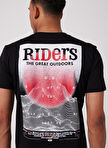 Rıders By Lee Bisiklet Yaka Siyah Erkek T-Shirt L231719001 Bisiklet Yaka T-shirt