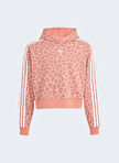 adidas Düz Kız Çocuk Pembe Sweatshırt IJ0746 CROP HOODIE