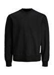 Jack & Jones Kapüşon Yaka Siyah Erkek Sweatshırt 12239268_JCOPRJCT SWEAT CREW NECK A