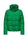 Only Yeşil Kadın Mont ONLNEWCOOL PUFFER JACKET CC OTW