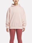 Reebok Açık Pembe Kadın Yuvarlak Yaka Sweatshirt IL2104 LUX OVERSIZED HOODIE