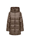 Only Açık Kahve Kadın Kaban ONLASTA OVERSIZED PUFFER COAT CC OT