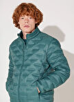Lee Yeşil Erkek Mont L232287300 Puffer Ceket Boyner