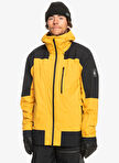 Quiksilver Sarı Erkek Kapüşon Yaka Regular Fit Gore-Tex Kayak Montu EQYTJ03424 Ultralight Gore-Tex Jk