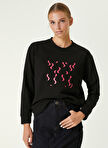 Network Siyah Kadın Sweatshirt 1089526