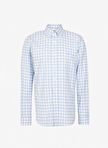 Brooks Brothers Regular Fit Düğmeli Yaka Mavi Erkek Gömlek BBFW23MSH005
