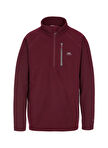 Trespass Bordo Erkek Dik Yaka Polar Sweatshırt MAFLFLTR0063