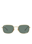Ray-Ban RB3706 Dikdörtgen Altın Unisex Polarize Güneş Gözlüğü