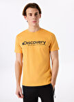 Discovery Expedition Hardal Erkek Bisiklet Yaka T-Shirt D4SM-TST3290