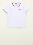 Discovery Expedition Beyaz Erkek Çocuk Polo Yaka Basic Baskılı T-Shirt D4SB-TST3050