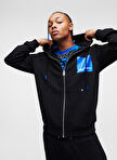 REGULAR ZIP UP HOODIE Kapüşon Yaka Siyah Erkek Sweatshırt 235D1803_KLJ