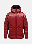 Peak Performance Koyu Kırmızı Erkek Kapüşon Yaka Mont G78983030_Minus Degree Down Puffer