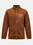 Peak Performance Kahve Erkek Dik Yaka Polar Sweatshırt G79711050_M Pile Zip Jacket