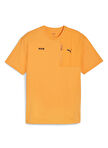 Puma 67892046 DESERT ROAD Tee Turuncu Erkek Bisiklet Yaka Regular Fit T-Shirt