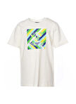Hummel Baskılı Beyaz Erkek T-Shirt 911835-9003-HMLNEVILLE T-SHIRT S/S