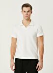 Network Ekru Erkek Slim Fit Polo T-Shirt 1090391