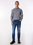 Lee Cooper JAGGER ELLERY BLUE M Normal Bel Slim Fit Erkek Denim Pantolon 242 LCM 121025