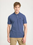 Wrangler Mavi Regular Fit Erkek Polo T-Shirt W7D5K4XX2TXZ8