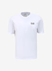 EA7 Slim Fit Bisiklet Yaka Beyaz Erkek T-Shirt 8NPT18PJ02Z