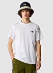 The North Face Beyaz Erkek Bisiklet Yaka T-Shirt NF0A87NGFN41_M S/S SIMPLE DOME TEE