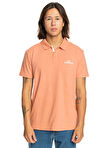 Quiksilver Pembe Erkek Normal Kalıp Baskılı Polo T-Shirt EQYKT04334_POLO STRETCH