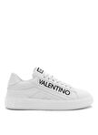 Valentino Beyaz - Siyah Erkek Deri Sneaker REY