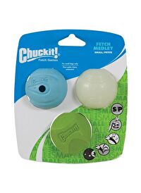 Chuckit! Fetch Medley (Gen 2) 3'lü Köpek Oyun Topu (Küçük Boy)