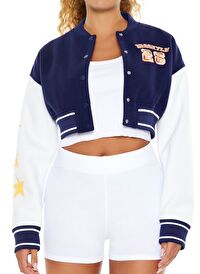 Crop Bomber Ceket
